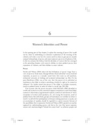 Image of Book Chapter: Women’s Identities and Power