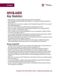 Image of Fact sheet: HIV&AIDS in Sub-Saharan Africa