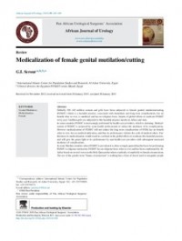 Image of Medicalization of Female Genital Mutilation/Cutting