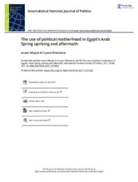 Image of The Use of Political Motherhood in Egypt’s Arab Spring Uprising and Aftermath