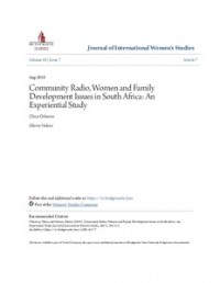 Image of Community Radio, Women and Family Development Issues in South Africa: An Experiential Study