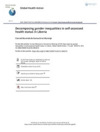 Image of Decomposing gender inequalities in self-assessed health status in Liberia