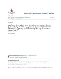 Image of Defying the Odds, Not the Abuse: South African Women’s Agency and Rotating Saving Schemes, 1994-2017