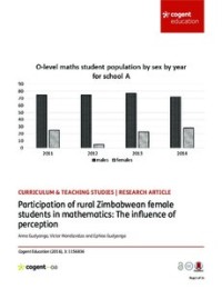 Image of Participation of rural Zimbabwean female students in mathematics: The influence of perception